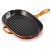 Le Creuset - grilovacia panvica SIG oválna 32 cm - oranžová