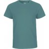 Neutral Detské tričko s krátkym rukávom z organickej Fairtrade bavlny - Teal | 140/146