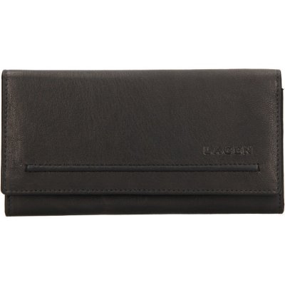 Dámska kožená peňaženka LAGEN V-25 E čierna