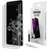3x Picasee 3D UV zahnuté ochranné sklo pre Samsung Galaxy S22 Ultra 5G - 2+1 zdarma 276042