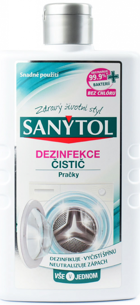 Sanytol 5019 čistič práčky 250 ml od 3,59 € - Heureka.sk