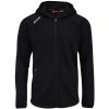 Detská mikina CCM LOCKER ROOM FLEECE FULL ZIP HOODIE Black S