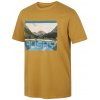 Husky Pánske bavlnené tričko Tee Lake M mustard Veľkosť: XL pánske tričko s krátkym rukávom