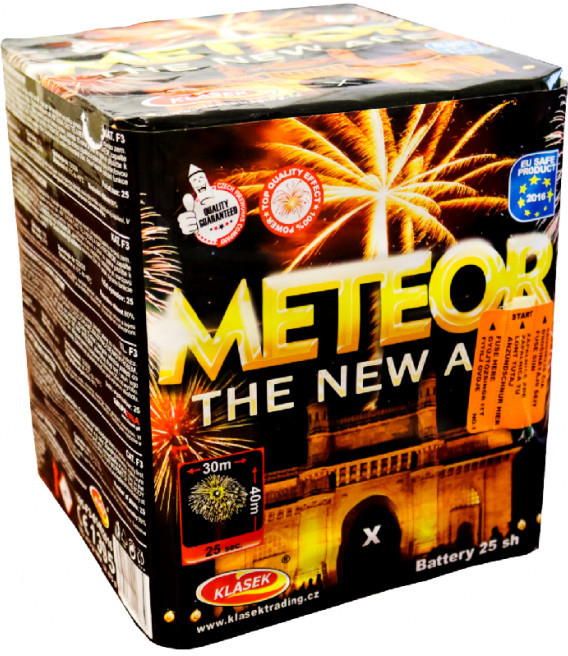 Ohňostroj Meteor X 25 rán 30 mm od 23,12 € - Heureka.sk