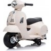 Detská elektrická motorka Baby Mix Vespa biela