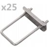 Spona U pro plotový sloupek 60 x 40 mm 25 setů 144504