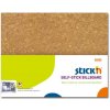 Samolepiaca nástenka Stick'n Hopax 58x46 cm hnedá