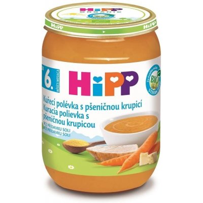 HiPP BIO Slepačia s pšeničnou krupicou 190 g