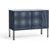 HAY Skrinka Perforated Cabinet Floor Small, steel blue