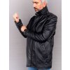 Max Original Leather pánska kožená bunda 8062 FUR black Black