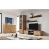 Cama Meble Obývačka SOHO 2 dub sonoma mat/biely lesk 240 cm x 192 cm x 43 cm