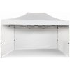 Nožnicový Party stan 3x4,5m ALU Standard plné bočnice farba Biela