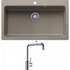 Blanco NAYA XL 9 tartufo 521819 + Blanco MILI chróm 519413