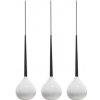 Azzardo AZ1065 závesné stropné svietidlo Aga 3 3x40W | E14 | IP20 - biela