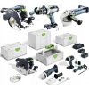 SADA PÍLA HKC 55 + BRÚSKA AGC 18 + SKRUTKOVAČ TPC 18 FESTOOL 578025