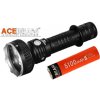 LED Baterka Acebeam L35 + Micro USB nabíjateľný aku. IMR 21700 5100mAh 20A 3,7V