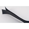 Našívacie suchý zips - čierna - šírka 4 cm