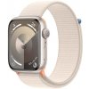 Apple Watch Series 9 GPS 45mm farba Starlight Aluminum Case / Starlight Sport Loop MR983QC/A