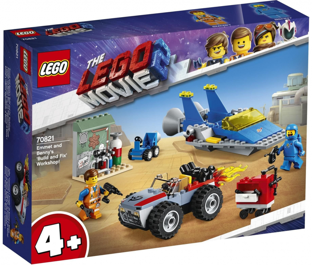 LEGO® Movie 2 70821 Emmetova a Bennyho dielňa „Postav a oprav“! od 69,9 € -  Heureka.sk