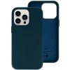 TopQ Zadný kryt MagSafe Leather pre Iphone 15 Navy