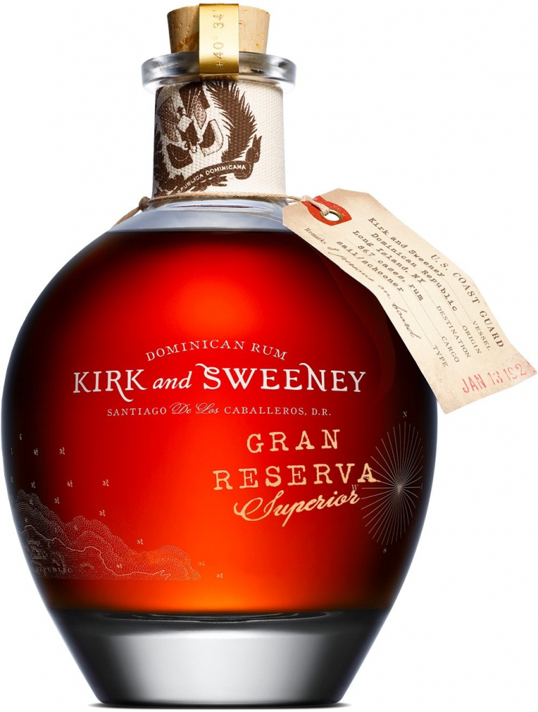 Kirk and Sweeney Gran Reserva Superior 40% 0,7 l (čistá fľaša)