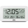 Braun BC13WP-DCF digital radio alarm clock w. weather station