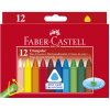 Faber Castell Voskové farbičky Triangular súprava 12ks