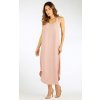 Dámske šaty na ramienka 5G040 béžovoružová LITEX M