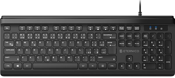 Eternico Home Keyboard Wired KD2020 AET-KD2020CSBN