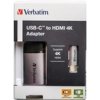 VERBATIM 49143 USB-C™ to HDMI 4K Adapter