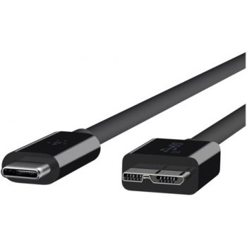 Belkin F2CU031BT1M-BLK USB 3.1 SuperSpeed USB-C na USB-micro B, 1m, černý  od 27,26 € - Heureka.sk