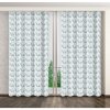 Biely kvetinový stredne zatemňujúci záves Šírka 160 cm | Dĺžka 260 cm biela Stredne zatemňovacie závesy Žabky, háčiky alebo tyč Polyester
