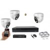 MS AI IP 3 kamerový set so switchom 5 Mpix WDome (6370K3B) (Monitorrs Security)
