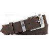 Pánský hnedý kožený opasok (GP137)