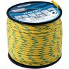 CONNEX PES pletené lano 16-pramenné, 3 mm × 25 m, žltá/zelená/modrá
