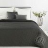 SZ Prehoz na posteľ s ľanovou štruktúrou LEN4 170x210 cm grafitový