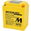 MOTOBATT motobatéria AGM, 12V, 14,5Ah, 175A, (P+L) MB10U