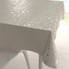 Biante Veľký zamatový štvorcový obrus Isabela IBL-001 Gold Design krémový 220x220 cm