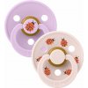 Bibs Studio Colour Ladybug cumlíky kaučuk 2ks Violet Sky Mix