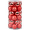 Strend Pro Gule MagicHome Vianoce, 30 ks, 6 cm, červené, mix, na vianočný stromček