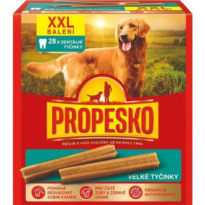 Propesko dentálne tyčinky XXL pre psov XXL 28 ks 720 g