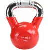 Kettlebell s chromovaným úchopem HMS KTC 6 kg červený