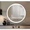 Bezdoteku Nemlžící kúpeľňové zrkadlo guľaté s LED osvetlením 60x60 cm KZ3
