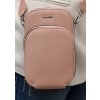 Dámska staroružová kabelka na telefón/peňaženka s popruhom crossbody HATTIE