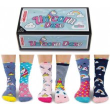3 páry detské veselé vzorované ponožky UNICORN DAZE