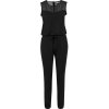 Ladies Tech Mesh Long Jumpsuit S