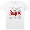 The Beatles tričko Titles & Logos Biela M