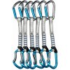 Lezecké expresky Climbing Technology/SKYLOTEC Salto Set NY 17 cm 6-Pack - titanium/electricblue