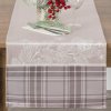 Eurofirany Štóla Holly vianočná béžová 40x140 cm