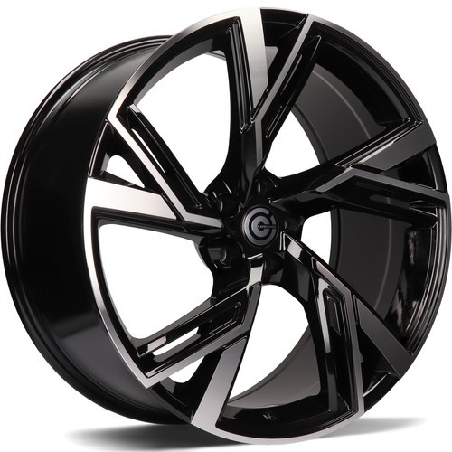 Carbonado Rich 8x18 5x112 ET45 black front polished